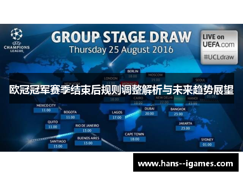 欧冠冠军赛季结束后规则调整解析与未来趋势展望 欧冠冠军赛季结束后规则调整解析与未来趋势展望
